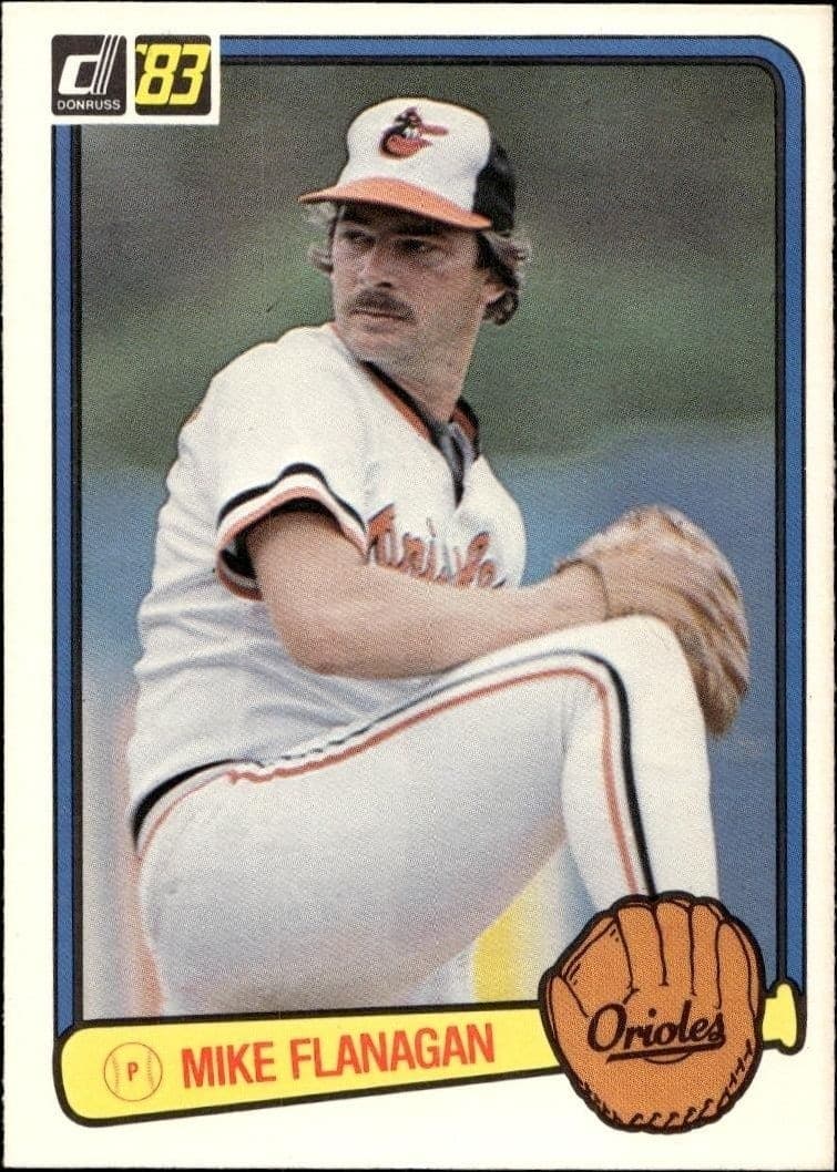 1983 Donruss Mike Flanagan #105 trading card
