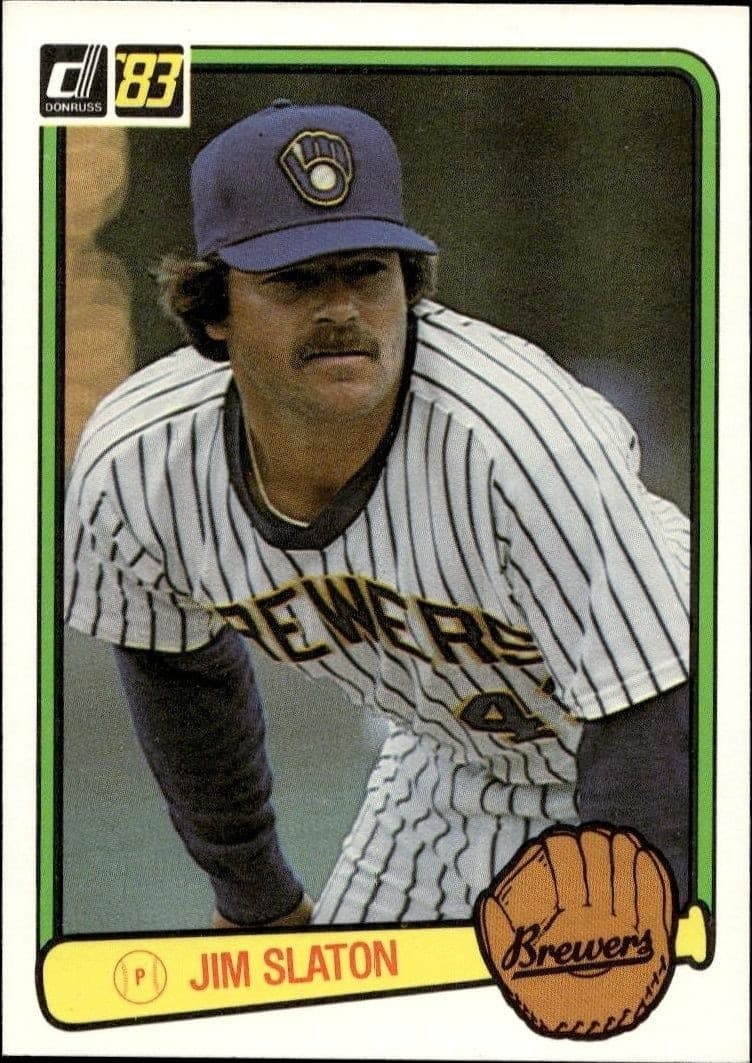 1983 Donruss Jim Slaton #330 trading card