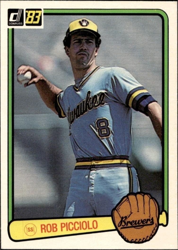 1983 Donruss Rob Picciolo #456 trading card