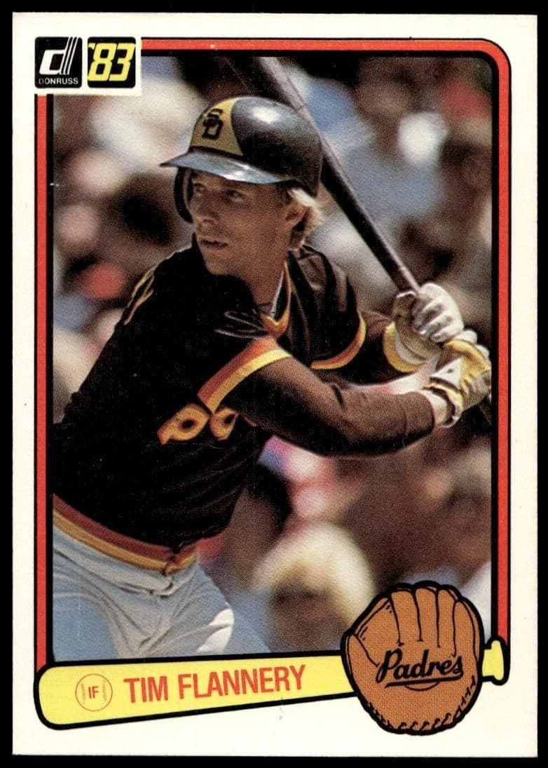 1983 Donruss Tim Flannery #472 trading card
