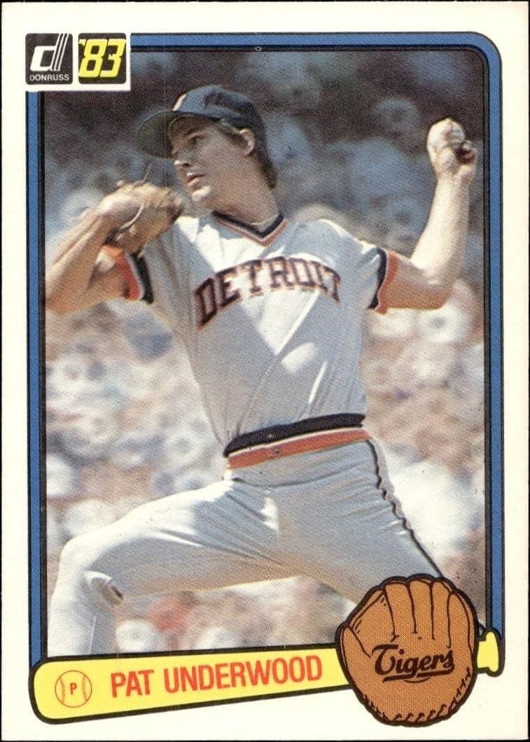 1983 Donruss Pat Underwood #29 trading card