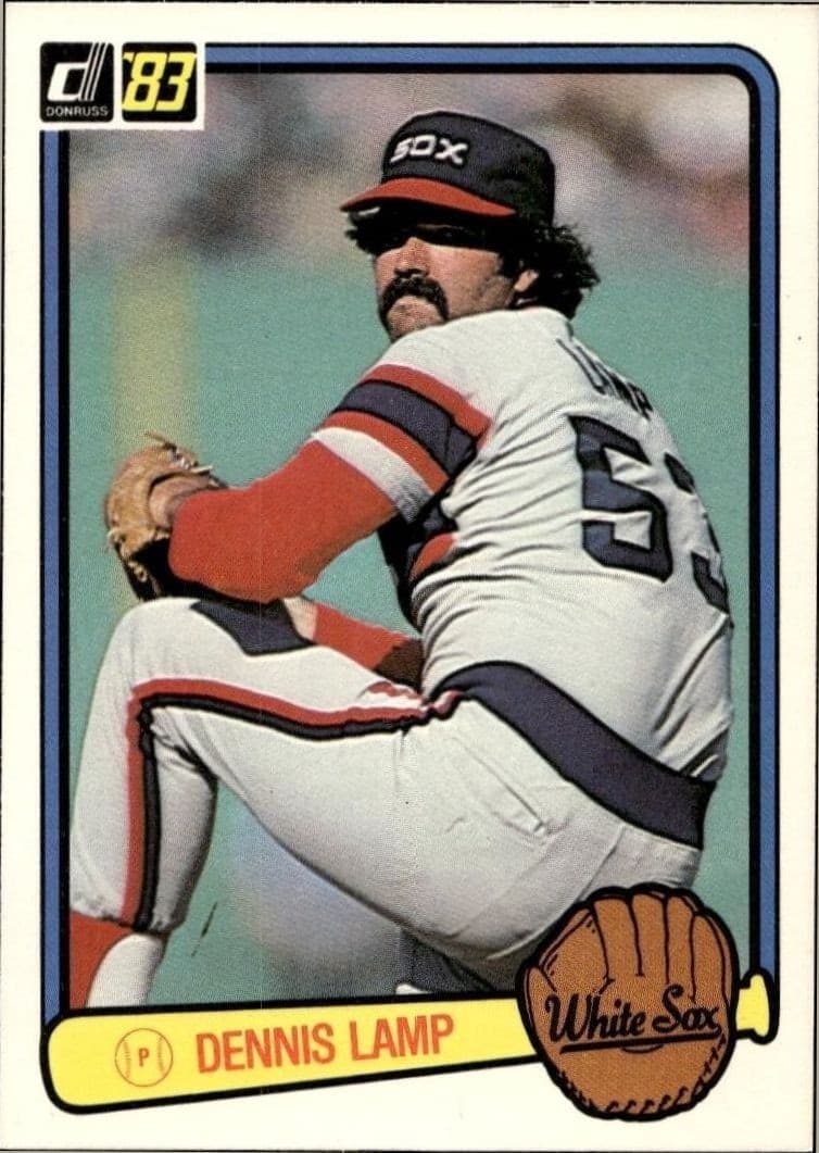 1983 Donruss Dennis Lamp #165 trading card
