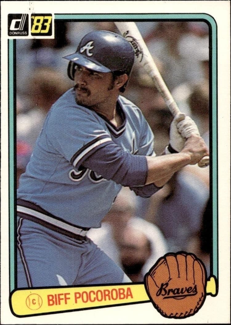 1983 Donruss Biff Pocoroba #436 trading card