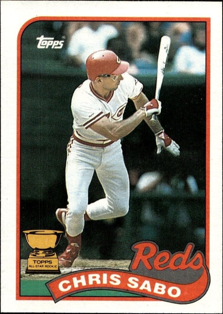 1989 Topps Chris Sabo #490 trading card
