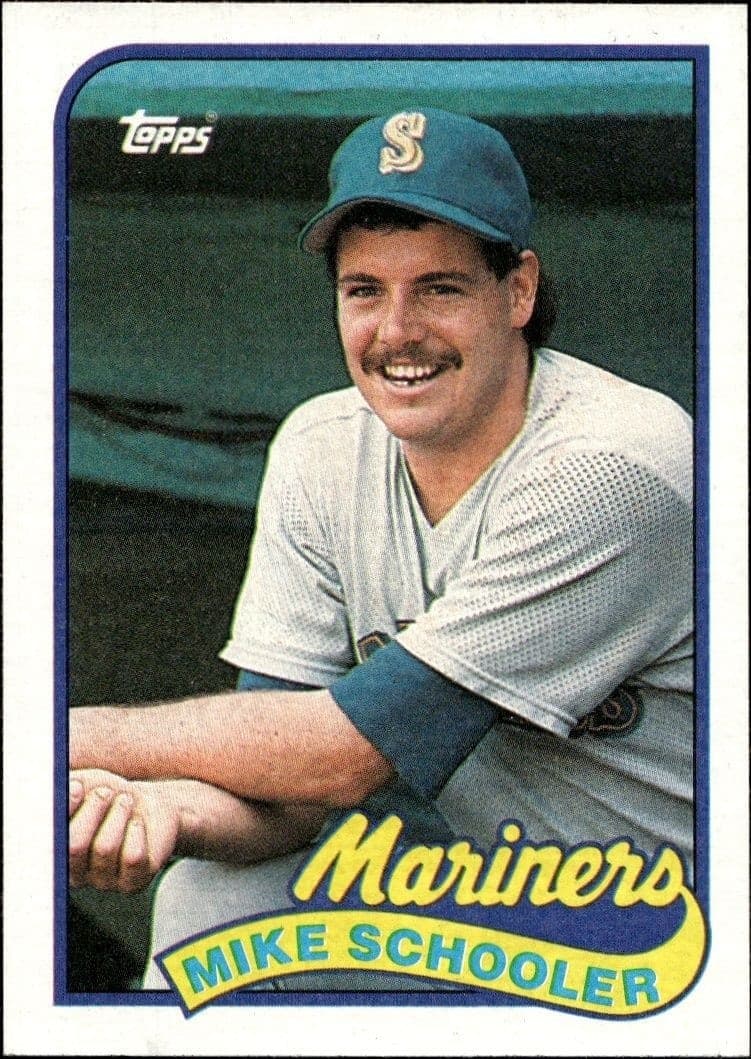 1989 Topps Mike Schooler #199 trading card