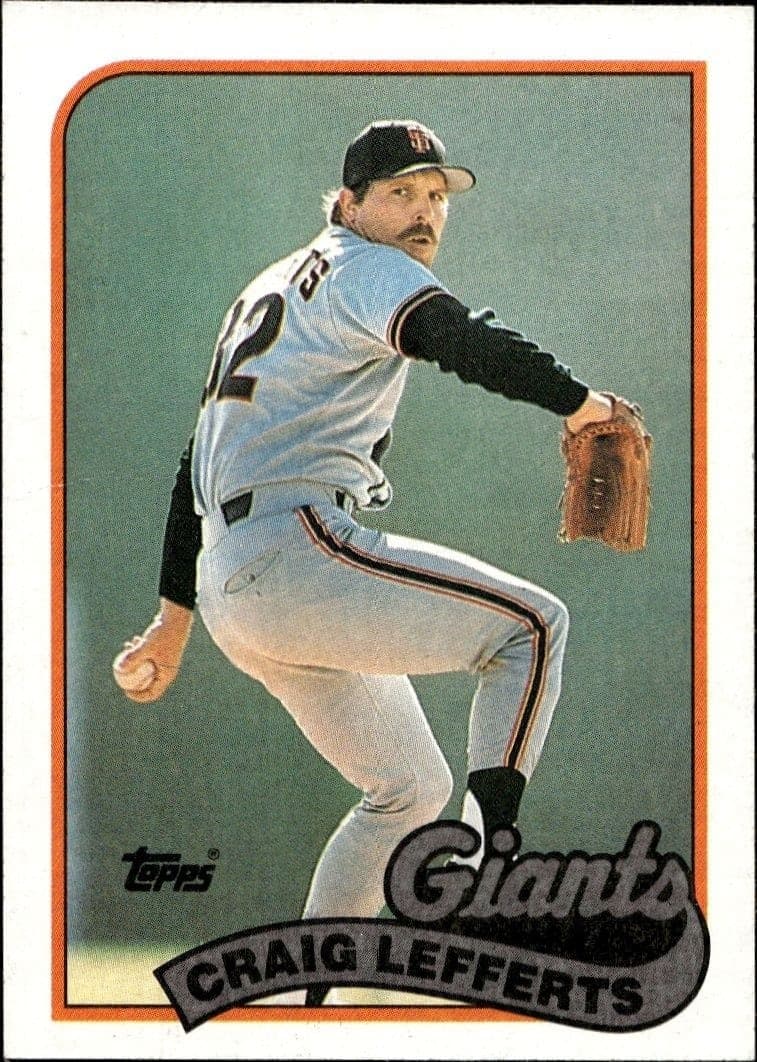 1989 Topps Craig Lefferts #372 trading card