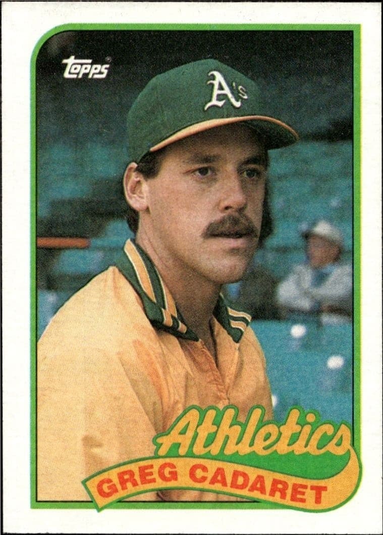 1989 Topps Greg Cadaret #552 trading card