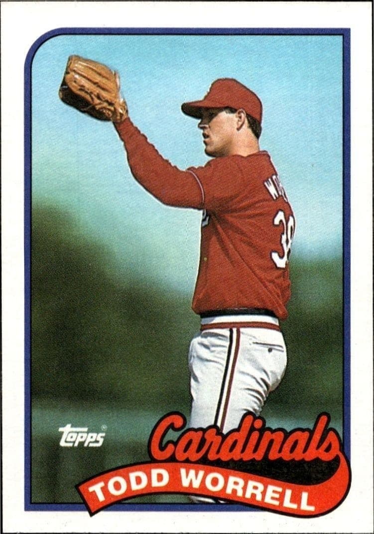 1989 Topps Todd Worrell #535 baseball trading card front