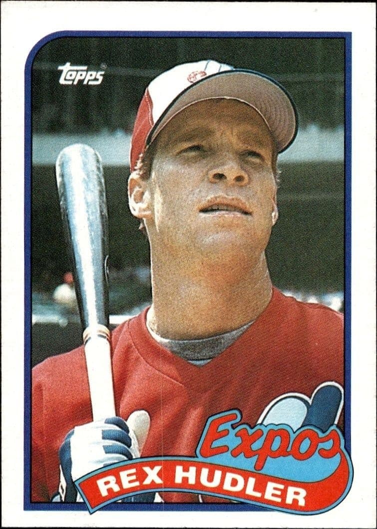 1989 Topps Rex Hudler #346 baseball trading card front