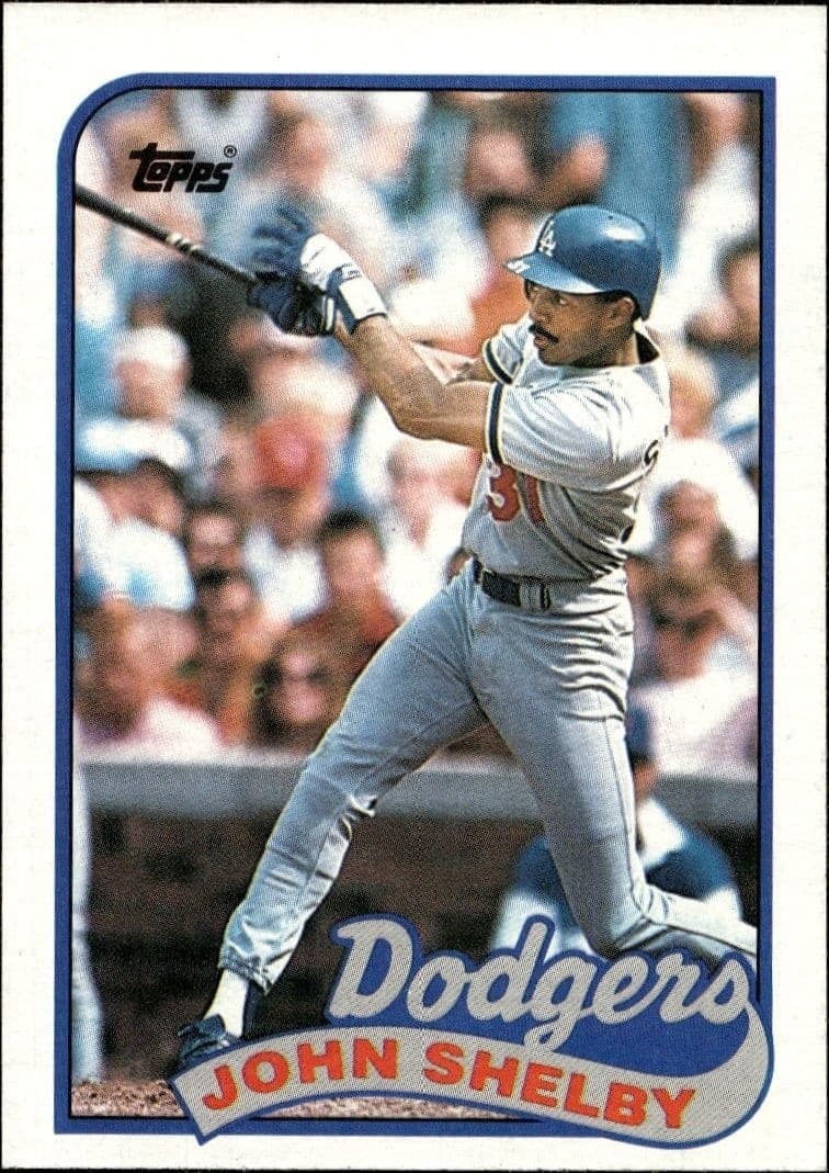 1989 Topps John Shelby #175 trading card