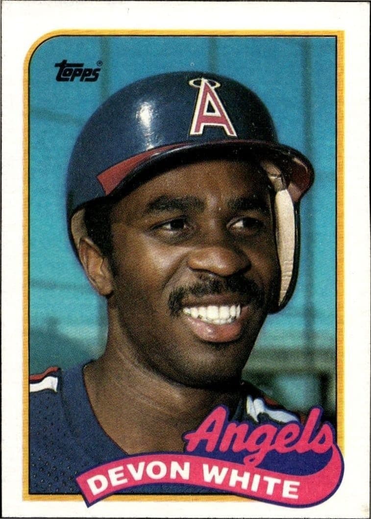1989 Topps Devon White #602 baseball trading card front
