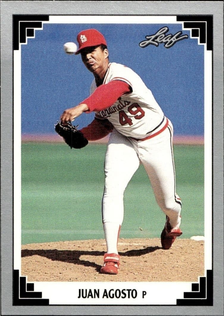 1991 Leaf Juan Agosto #404 trading card