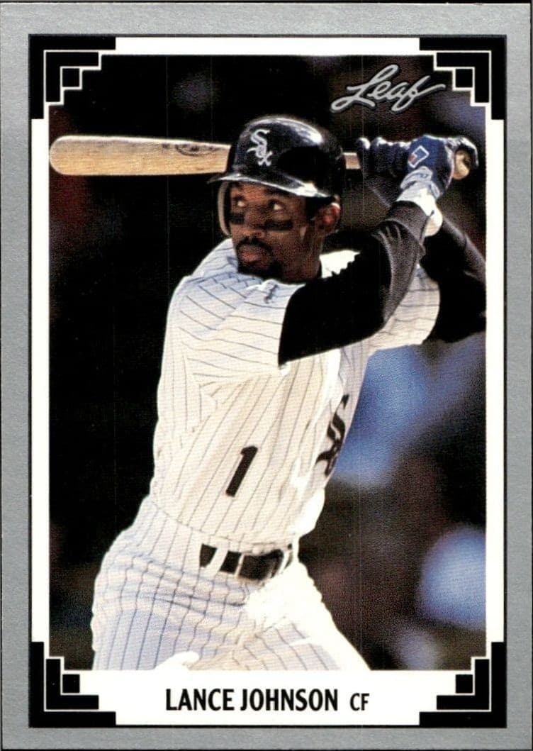1991 Leaf Lance Johnson #403 trading card