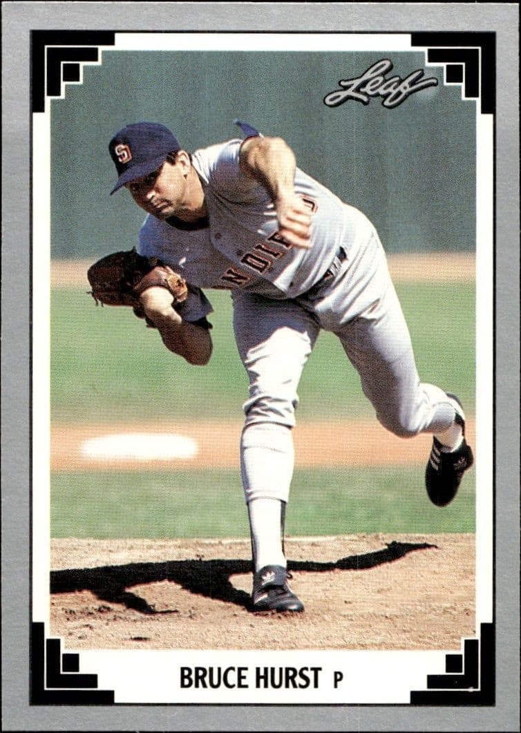 1991 Leaf Bruce Hurst #469 baseball trading card front