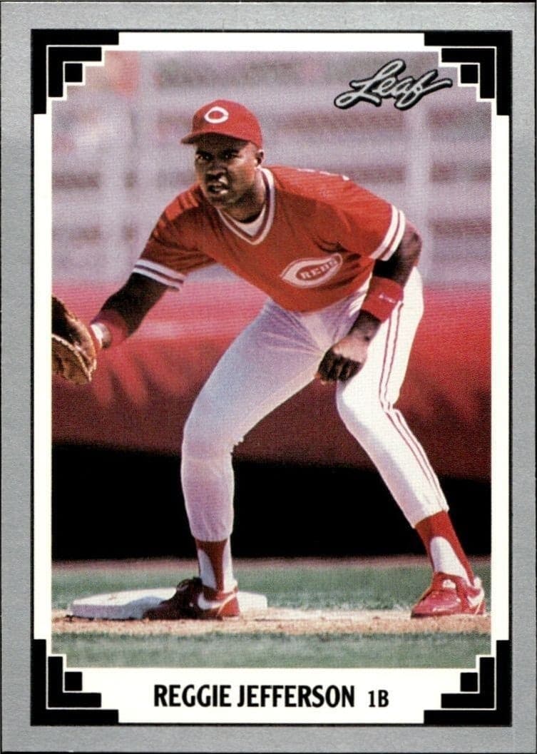 1991 Leaf Reggie Jefferson #514 trading card