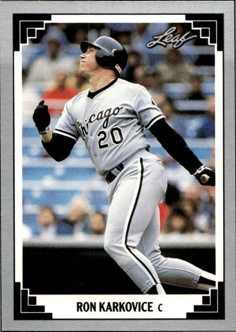 1991 Leaf Ron Karkovice #515 trading card
