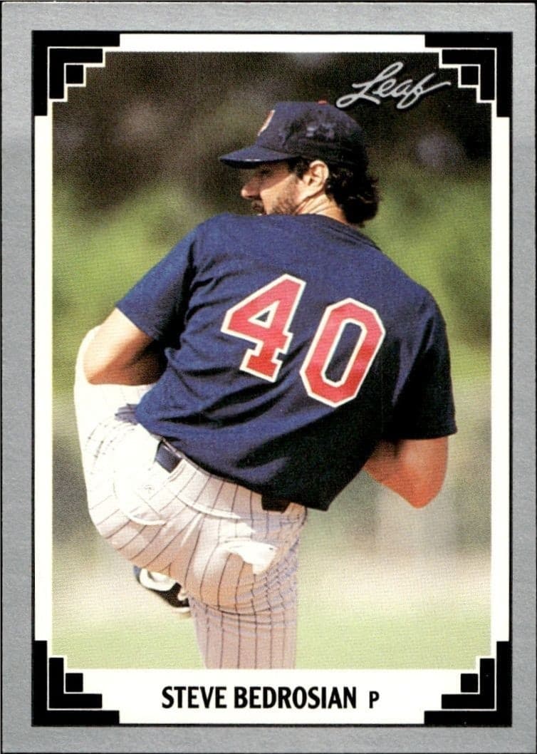 1991 Leaf Steve Bedrosian #505 trading card