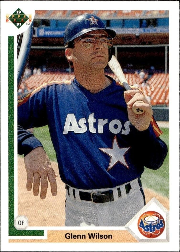 1991 Upper-Deck Low Number Glenn Wilson #515 trading card