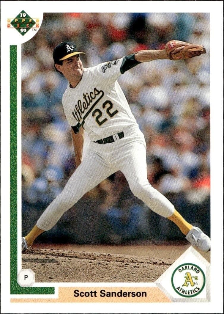 1991 Upper-Deck Low Number Scott Sanderson #582 trading card
