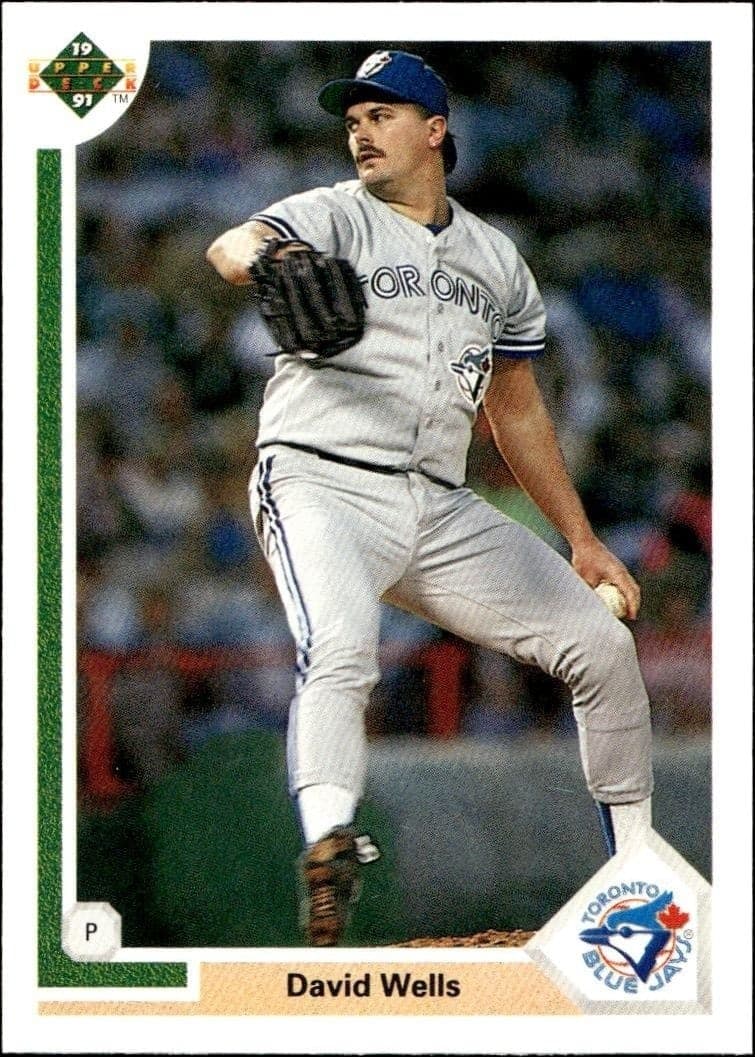 1991 Upper-Deck Low Number David Wells #583 trading card