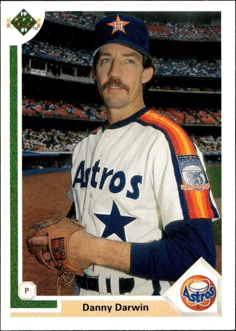 1991 Upper-Deck Low Number Danny Darwin #586 trading card