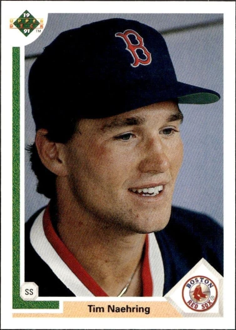 1991 Upper-Deck Low Number Tim Naehring #527 trading card