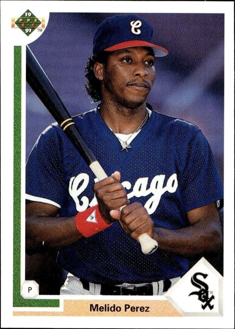 1991 Upper-Deck Low Number Melido Perez #623 trading card