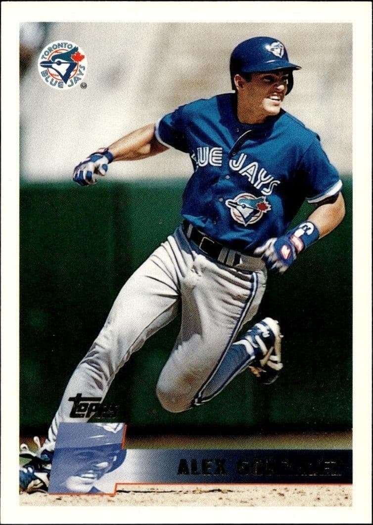 1996 Topps Series 2 Alex Gonzalez #404 trading card