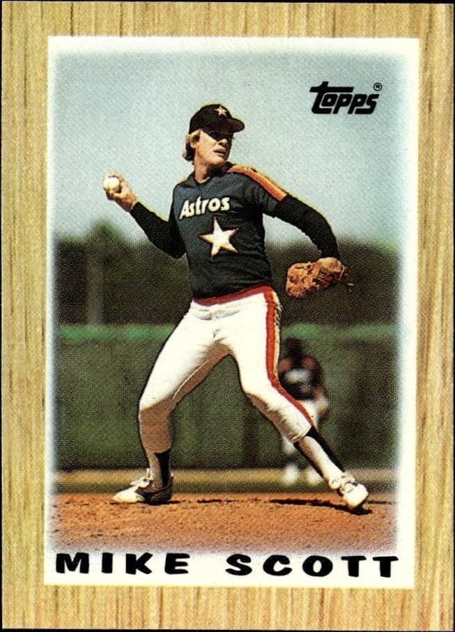 1987 Topps Minis Mike Scott #11 trading card