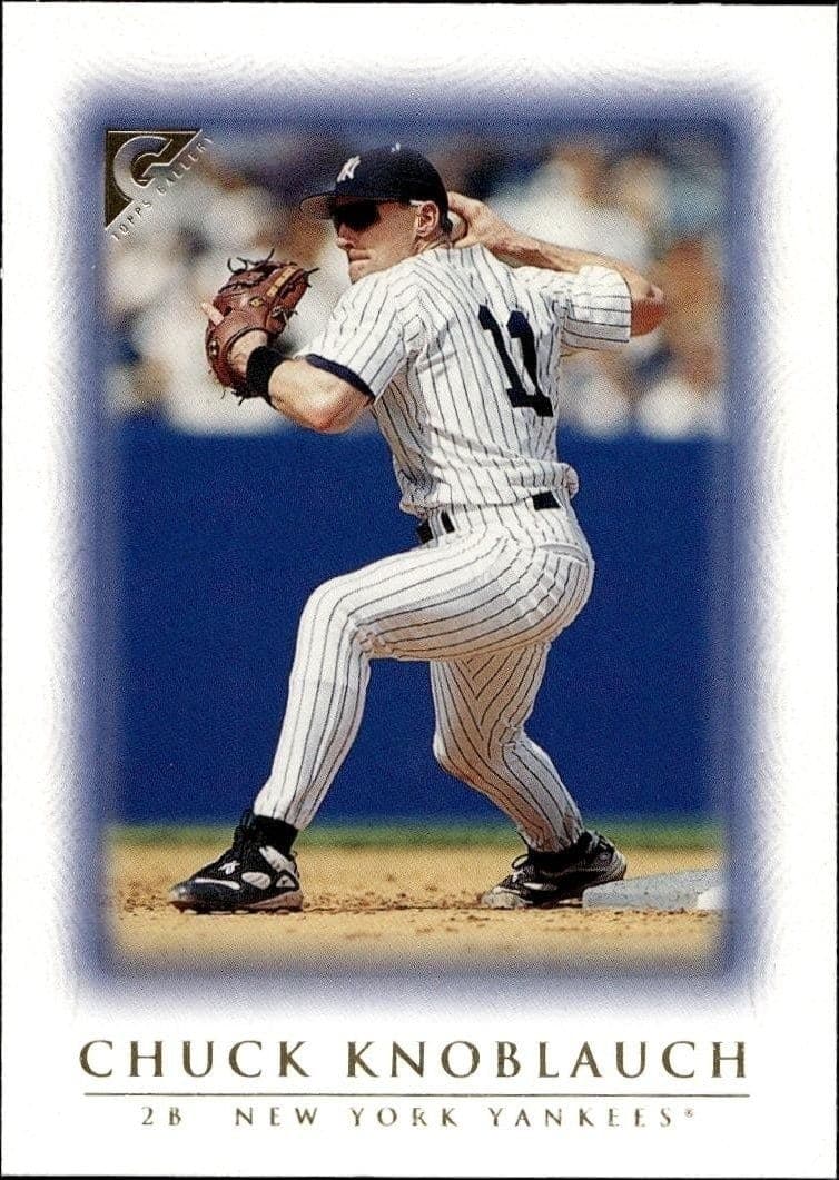 1999 Topps Gallery Chuck Knoblauch #30 trading card