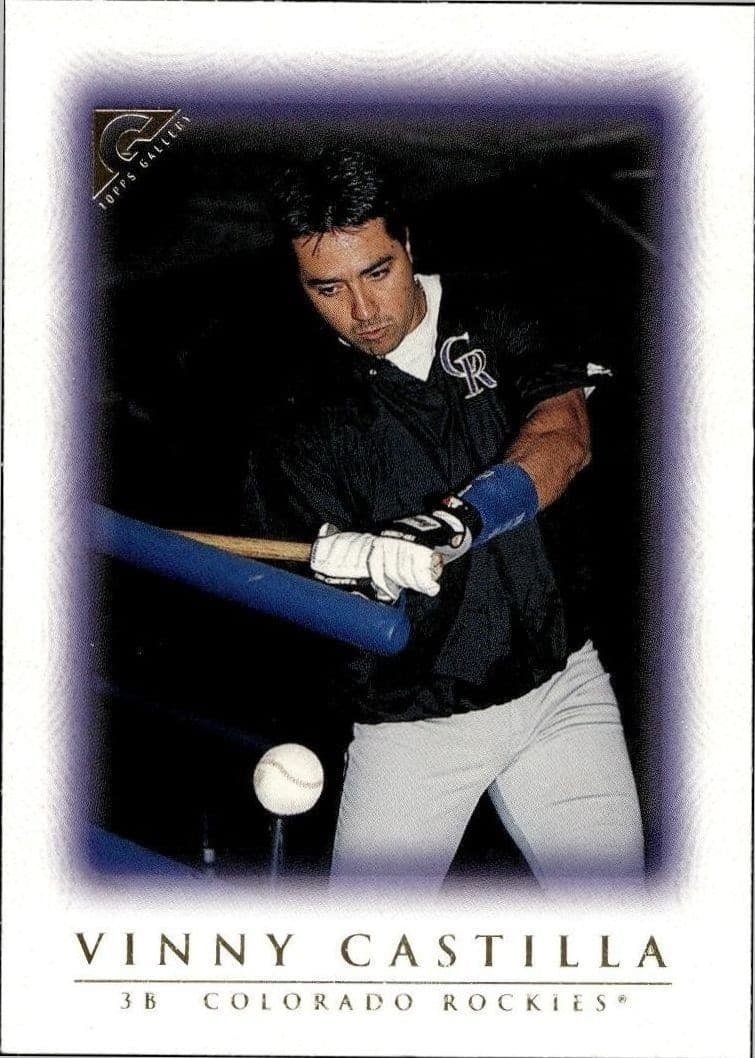 1999 Topps Gallery Vinny Castilla #59 trading card