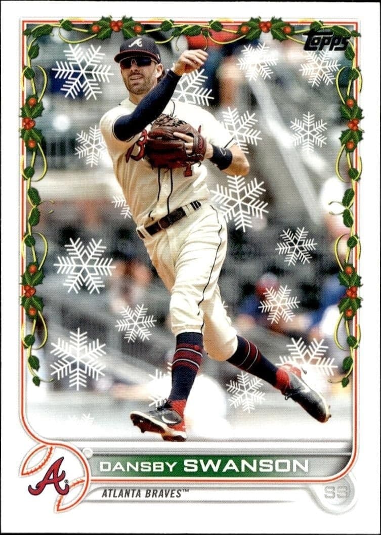 2022 Topps Holiday Dansby Swanson #HW28 trading card