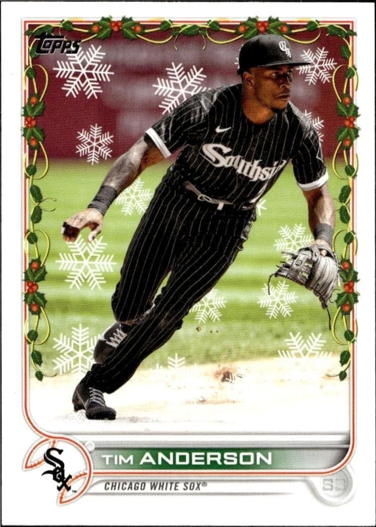 2022 Topps Holiday Tim Anderson #HW187 trading card