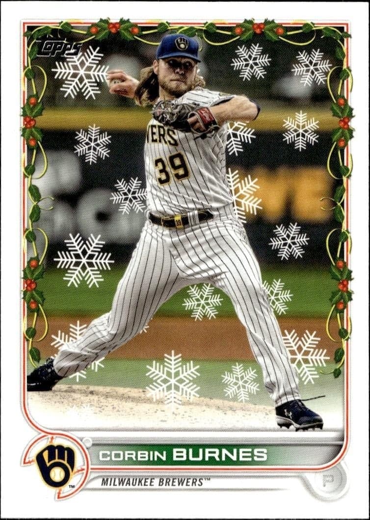 2022 Topps Holiday Corbin Burnes #HW165 trading card