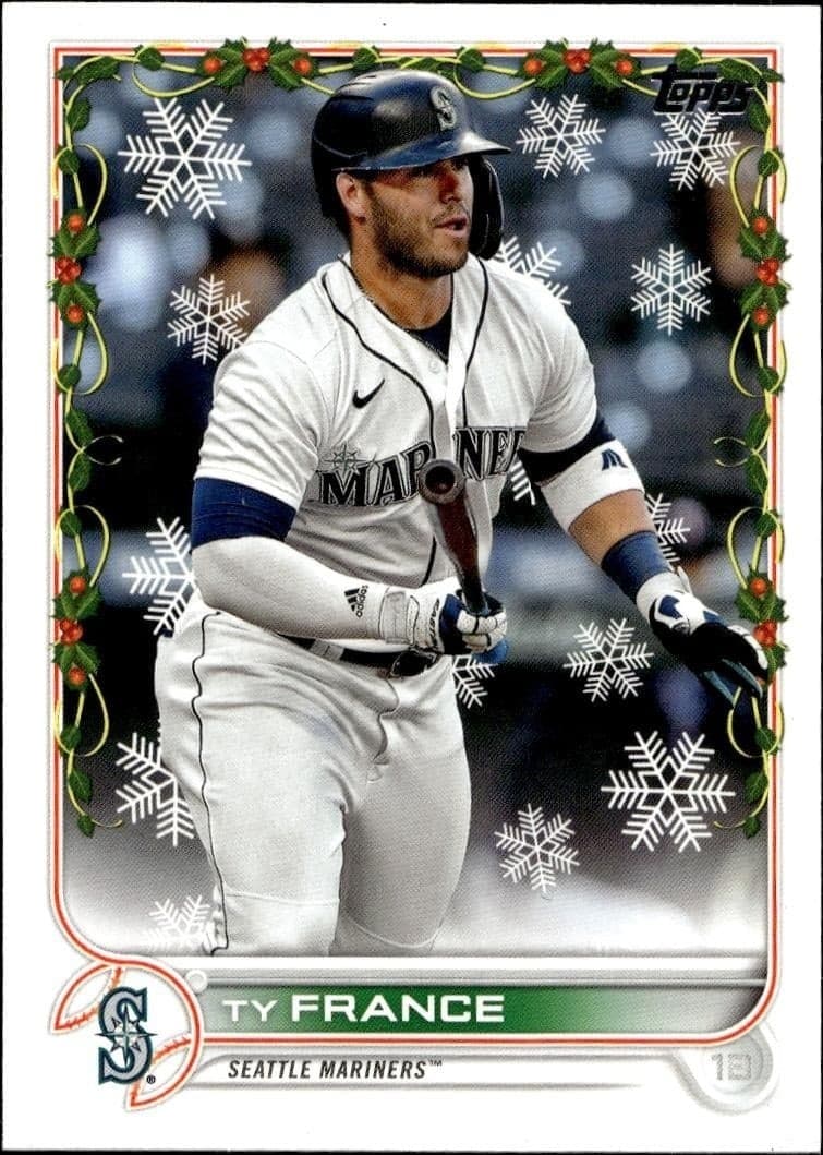2022 Topps Holiday Ty France #HW191 trading card