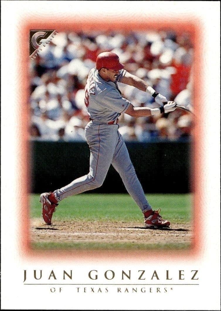 1999 Topps Gallery Juan Gonzalez #5 trading card