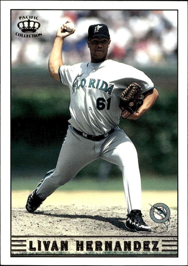 1999 Pacific Crown Collection Livan Hernandez #115 trading card