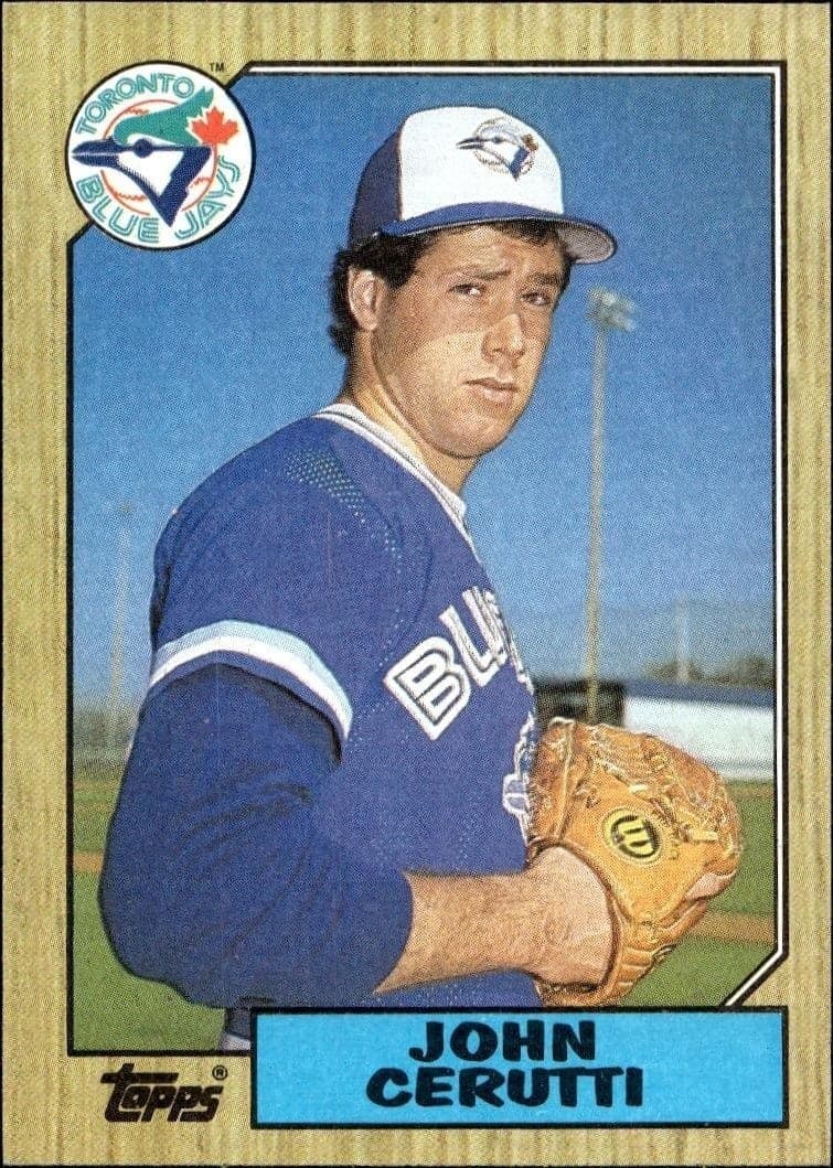 1987 Topps John Cerutti #557 trading card