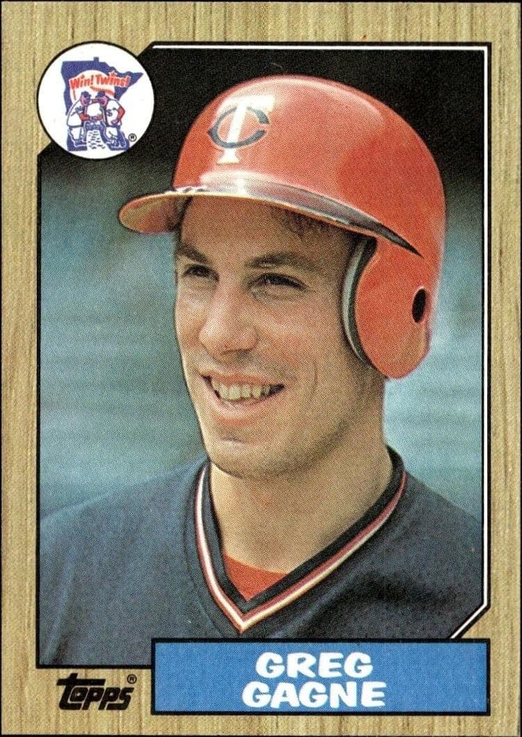 1987 Topps Greg Gagne #558 trading card