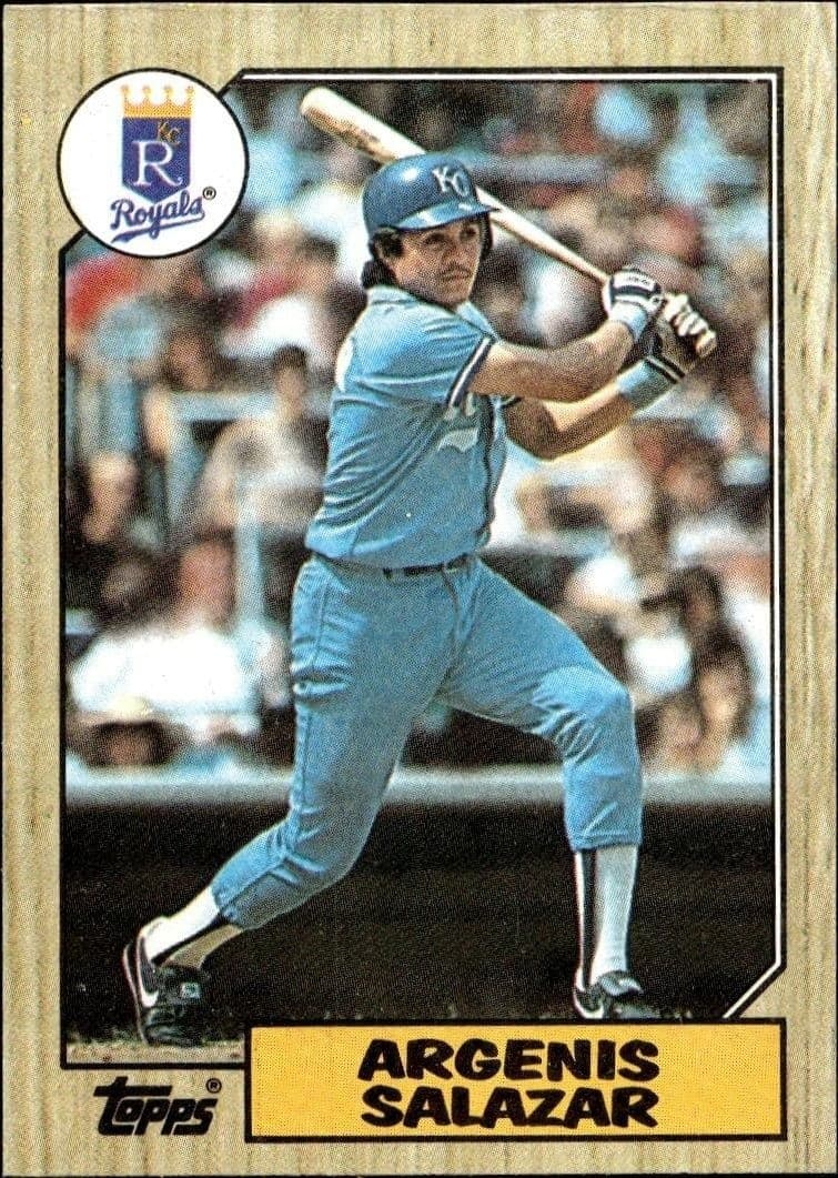 1987 Topps Argenis Salazar #533 trading card
