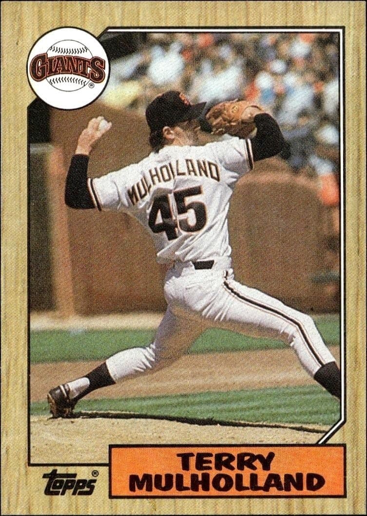 1987 Topps Terry Mulholland #536 trading card