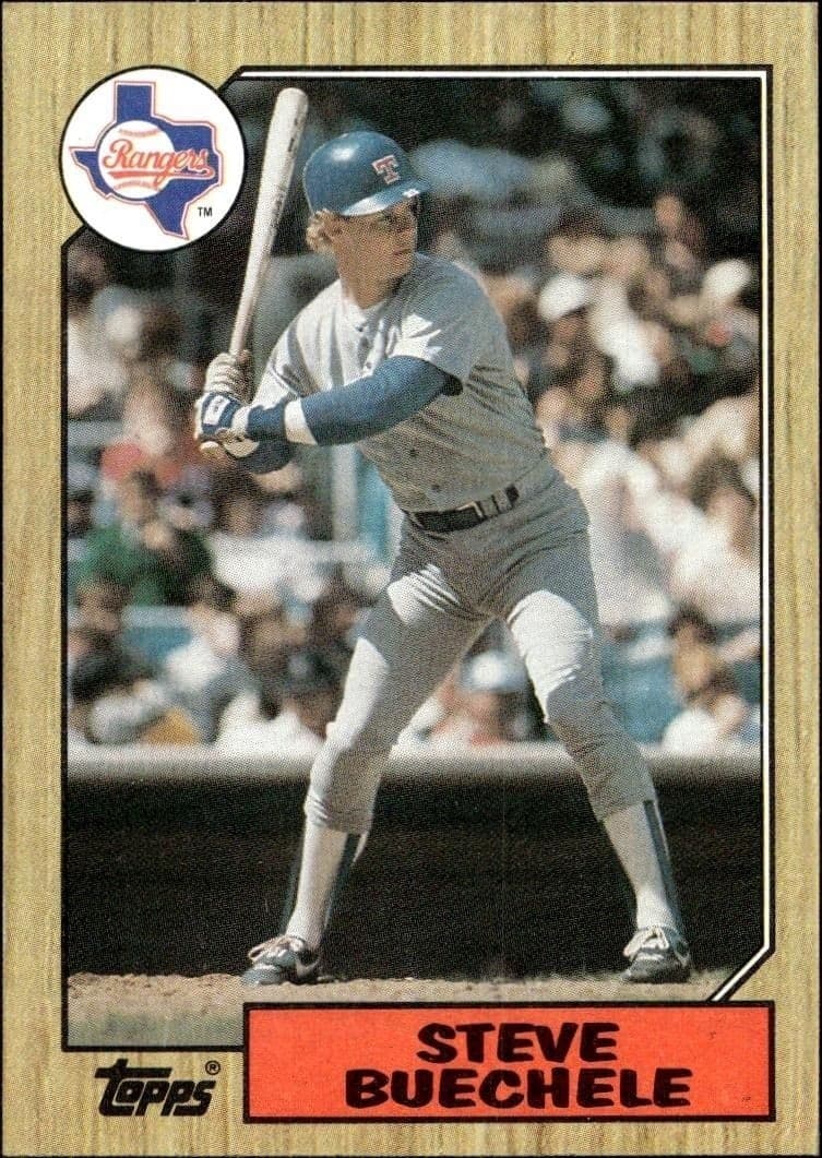 1987 Topps Steve Buechele #176 trading card
