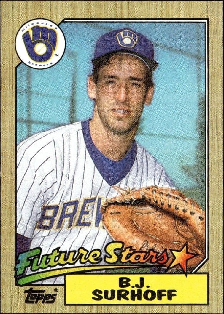 1987 Topps B.J. Surhoff #216 trading card