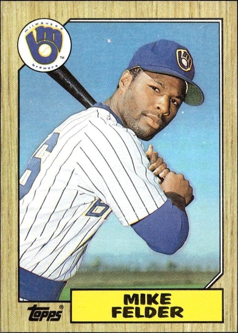 1987 Topps Mike Felder #352 trading card