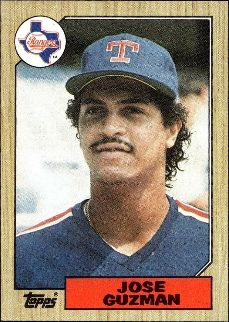 1987 Topps Jose Guzman #363 trading card