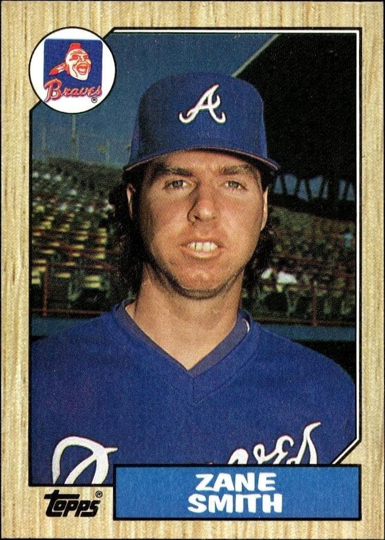 1987 Topps Zane Smith #544 trading card