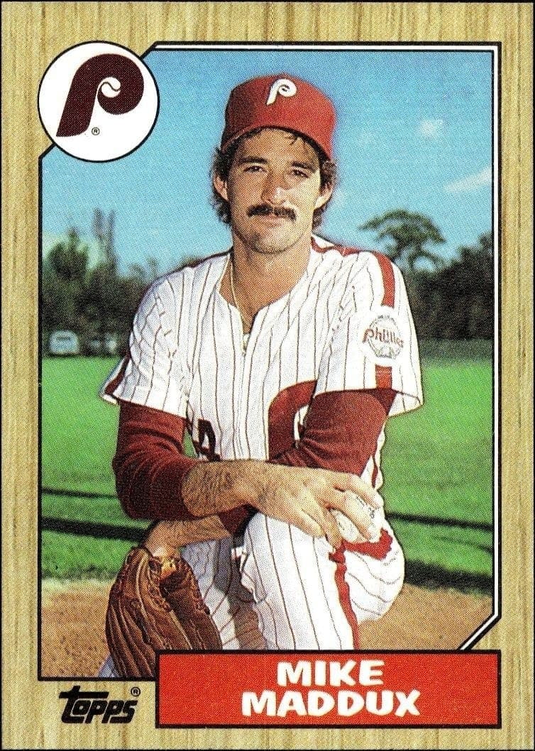 1987 Topps Mike Maddux #553 trading card