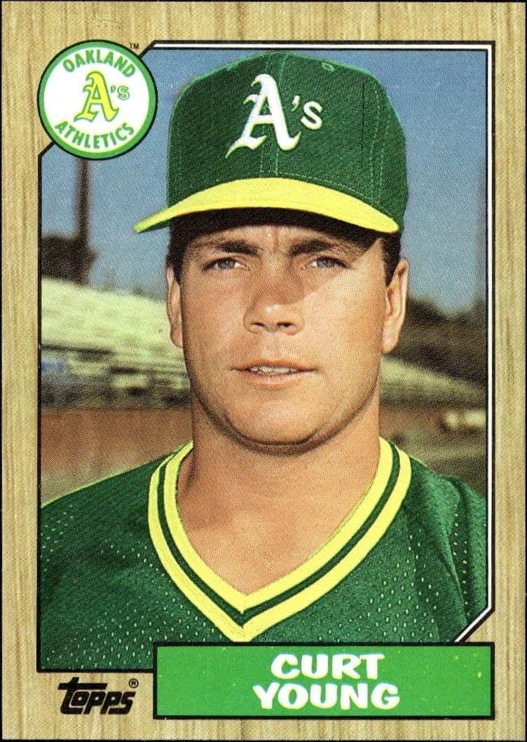 1987 Topps Curt Young #519 trading card