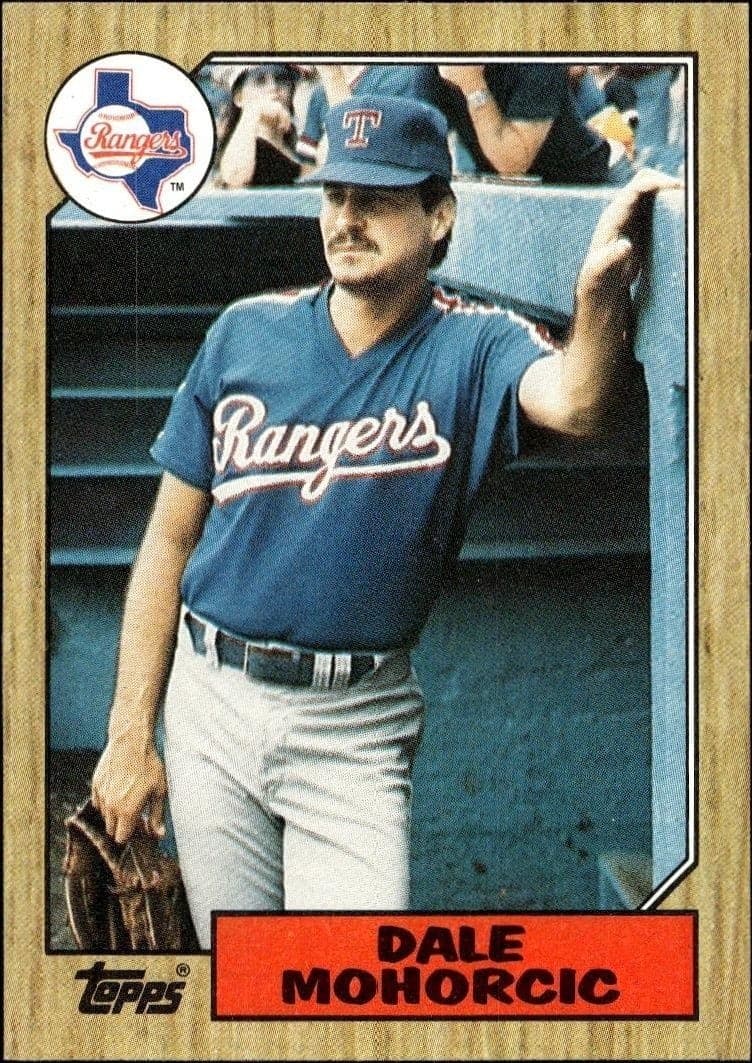 1987 Topps Dale Mohorcic #497 trading card