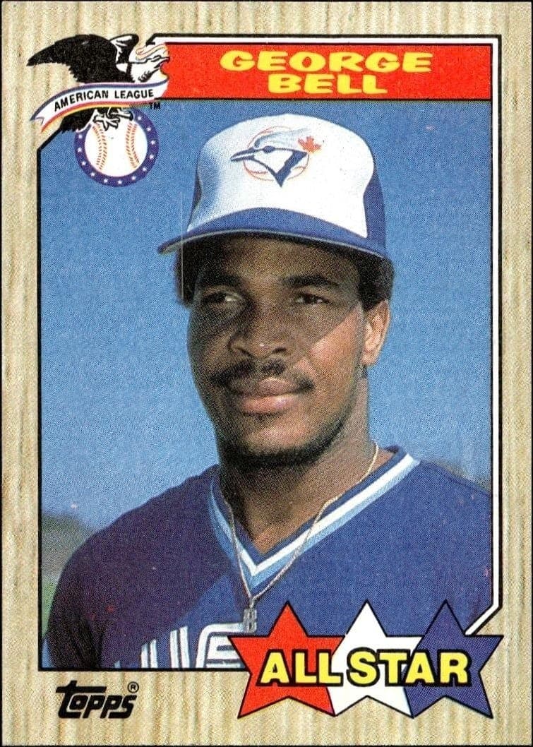 1987 Topps George Bell #612 trading card